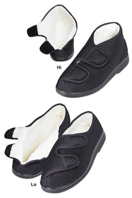 Reha-Schuh GentleWalk Hi,Fell-,Futter,schwarz Gr.40(Promed),