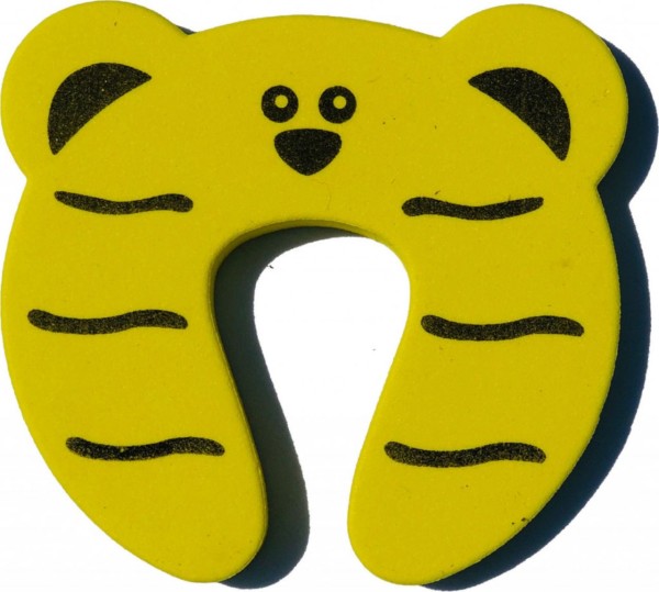 Top Türstopper Tiger für Kinder und Haustiere aus Schaumstoff Finger Fensterstopper Einklemmschutz K