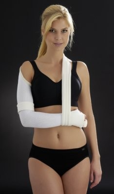 Flow Gilchrist Schulterbandage,weiß Gr.XL,