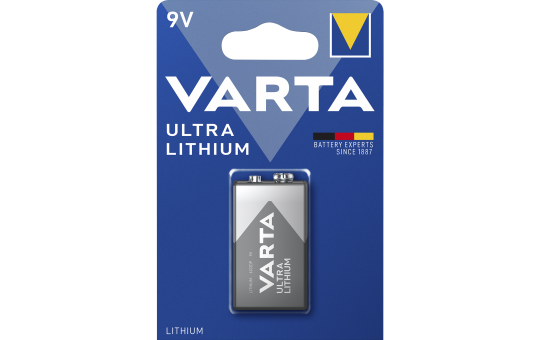 E-Block Batterie VARTA ''Ultra Lithium'', 6FR61, 9V, Ultra Lithium