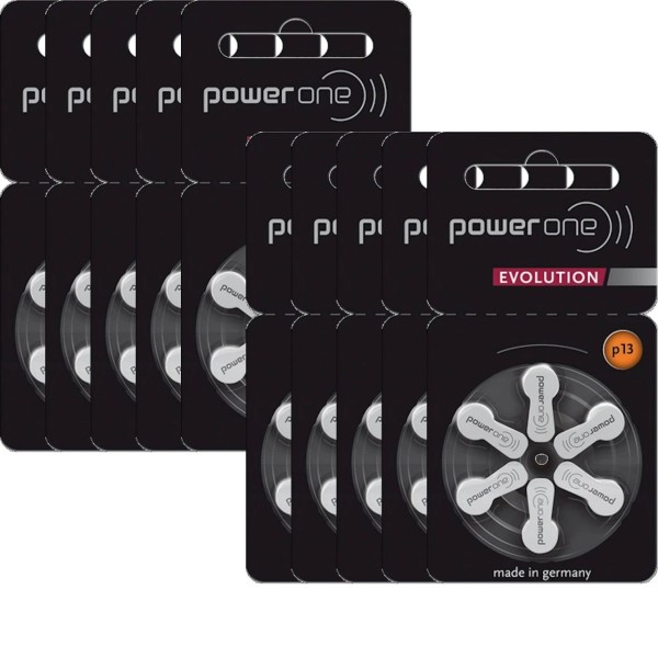 Varta 10x Power One EVOLUTION Gr. 13 Hörgerätebatterien 1,45V Orange 6er Blister PR48 p13