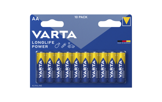 Mignon-Batterie VARTA ''HIGH ENERGY'' 1,5V, Typ AA, 10er-Blister