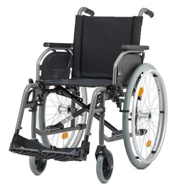 Rollstuhl S-ECO 2,SB46,PU,Duo-Armlehnen,anthrazit,