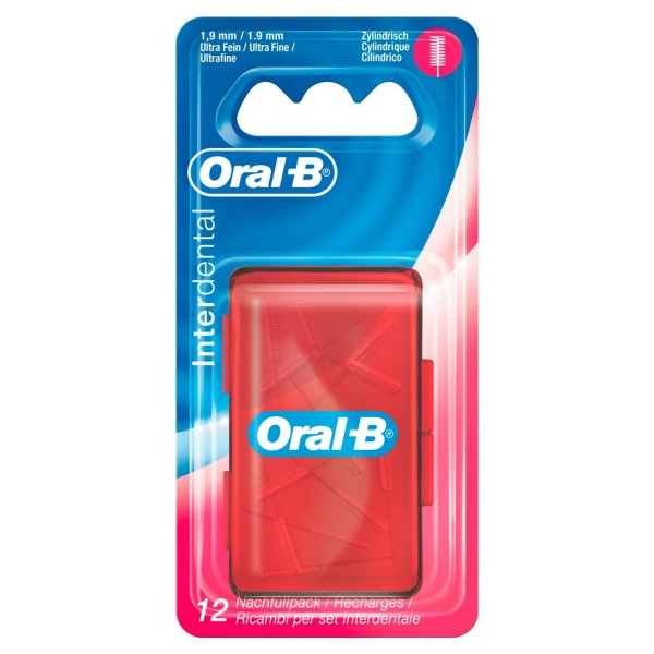 Oral-B 10x 12er Pack Interdentalbürsten ID Nachfüllpack Ultra Fein 1,9 mm