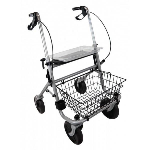 Rollator silber 2 Stück Standardrollator, faltbar, Farbe silber HMV-Nr.:1050041147