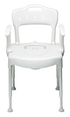 Toilettenstuhl Swift m.Arml.u.,Rückenl.,SH42-57cm